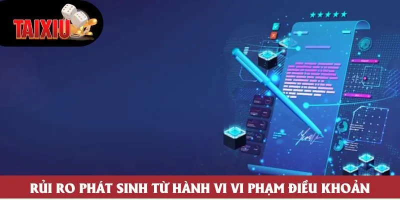 Rủi ro phát sinh từ hành vi vi phạm điều khoản Rủi ro phát sinh từ hành vi vi phạm điều khoản